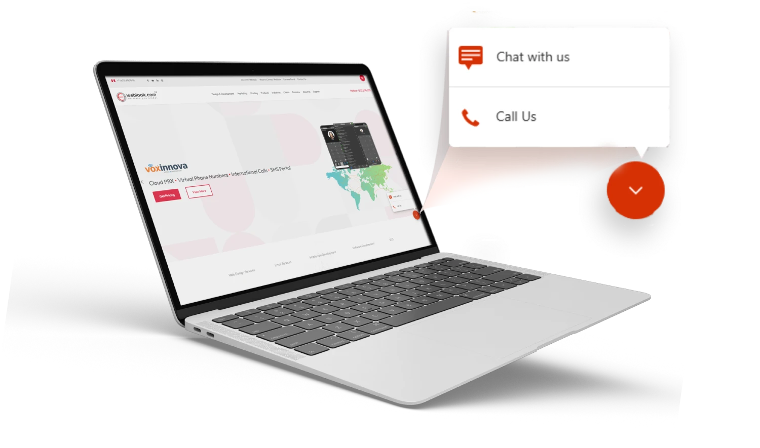 Click to call button for instant business communication with Sepova
